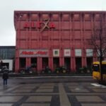 German farmers protesting with tractors in central Berlin