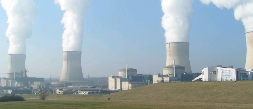 Cattenom nuclear power plant in north-eastern France