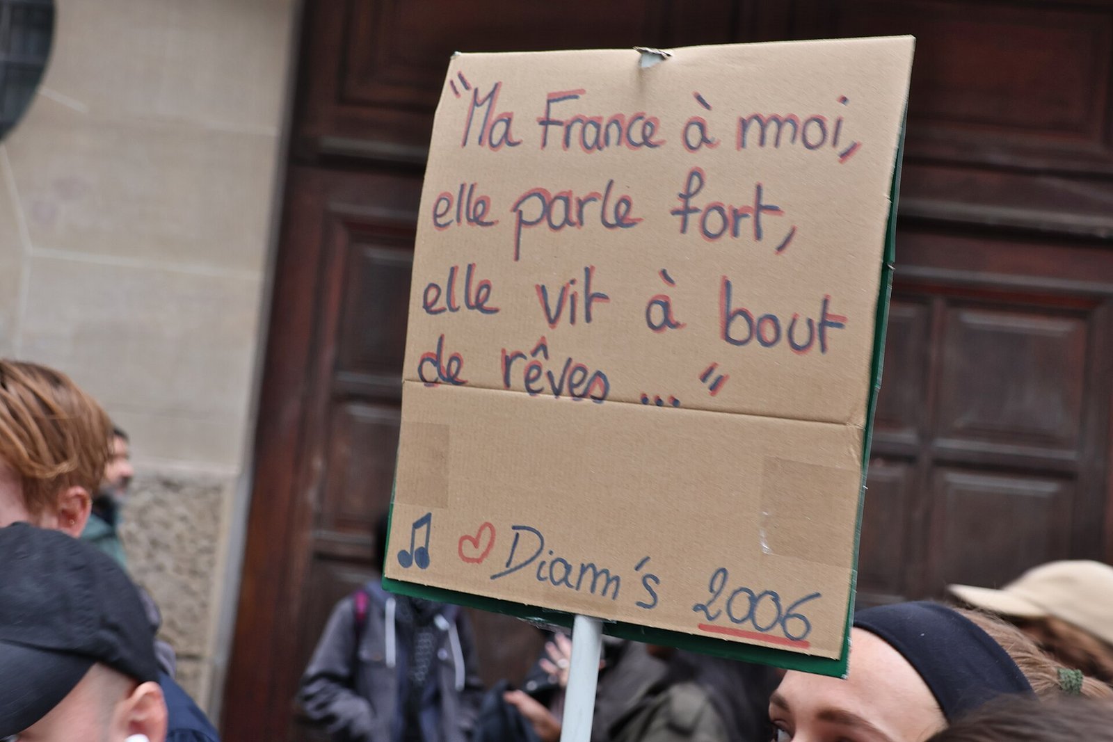 Paris street protest, 24 October 2026.